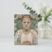 Carte Postale Portrait de Kathe von Bach | Dans le jardin (Debout devant)