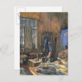 Carte Postale Portrait de Ker-Xavier Roussel 1935 (Devant / Derrière)