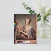 Carte Postale Portrait de la comtesse du Barry en Flora (Debout devant)