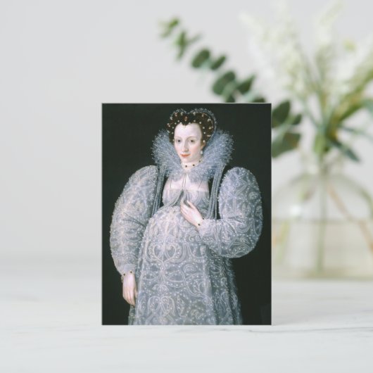 Carte Postale Portrait de la Dame inconnue c.1595 Art fine (Debout devant)