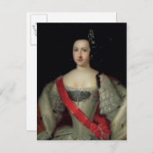 Carte Postale Portrait de la princesse Anna (Devant / Derrière)