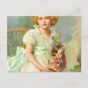 Carte Postale Portrait De La Reine Elizabeth De 1933