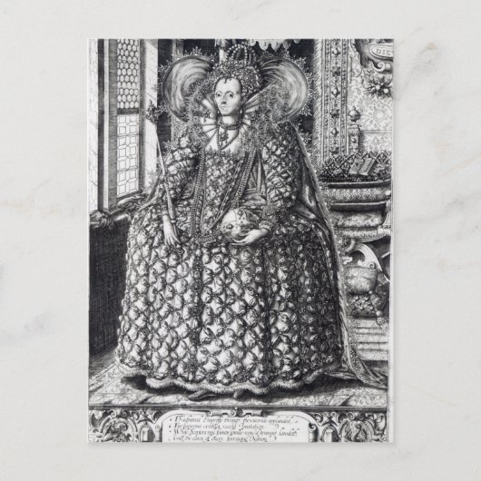 Carte Postale Portrait de la reine Elizabeth I (Devant)