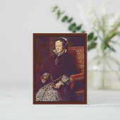 Carte Postale Portrait De La Reine Marie D'Angleterre Par Mor An (Debout devant)