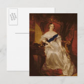 Carte Postale Portrait de la reine Victoria (Devant / Derrière)