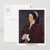 Carte Postale Portrait De Lady Margaret Wyatt Lee (Devant / Derrière)