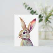 Carte Postale Portrait de Lapin 022 (Debout devant)