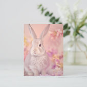 Carte Postale Portrait de lapin 083 (Debout devant)