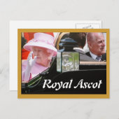 Carte postale portrait de l'Ascot Royal pour le ju (Devant / Derrière)