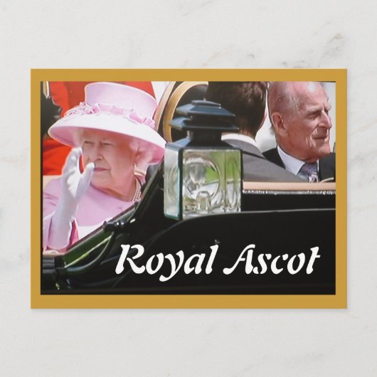 Carte postale portrait de l'Ascot Royal pour le ju (Devant)