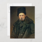 Carte Postale Portrait de l'auteur ukrainien (Devant / Derrière)