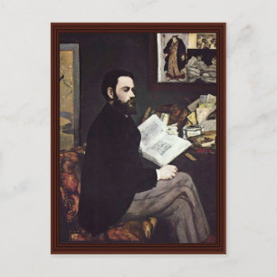 Carte Postale Portrait De L'Emile Zola Par Manet Edouard