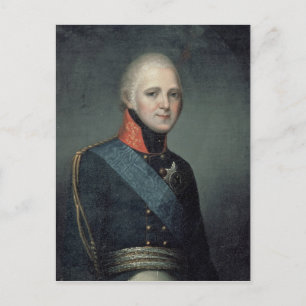 Carte Postale Portrait de l'empereur Alexandre I, 1804