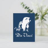 Carte Postale Portrait de Léonard de Vinci (Debout devant)