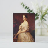 Carte Postale Portrait de l'impératrice Eugénie 1854 (Debout devant)