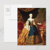 Carte Postale Portrait de l'impératrice Maria Theresa (Devant / Derrière)
