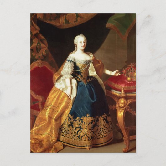 Carte Postale Portrait de l'impératrice Maria Theresa (Devant)