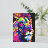 Carte Postale Portrait de Lion (Debout devant)