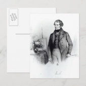 Carte Postale Portrait de Lord John Russell (Devant / Derrière)