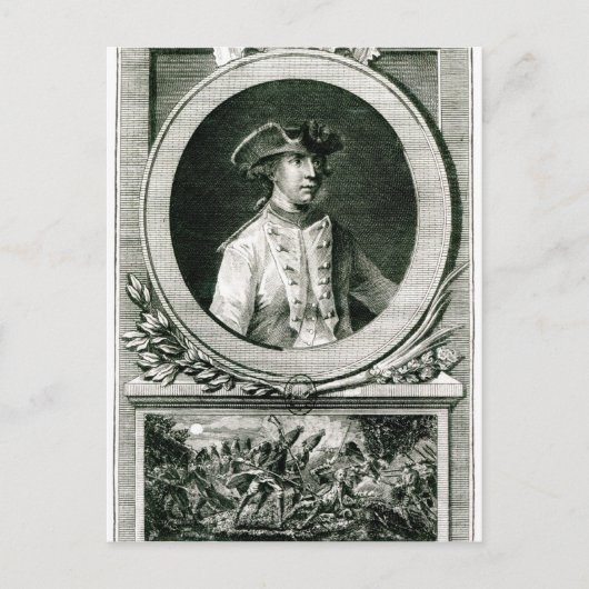 Carte Postale Portrait de Louis, chevalier d'Assas (Devant)