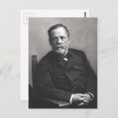 Carte Postale Portrait de Louis Pasteur par Nadar (Date pré-1885 (Devant / Derrière)