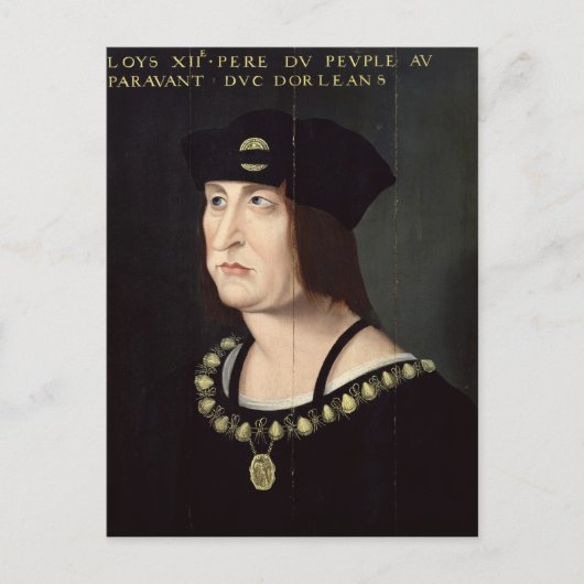 Carte Postale Portrait de Louis XII Roi de France (Devant)