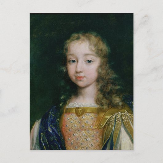 Carte Postale Portrait de Louis XIV enfant (Devant)