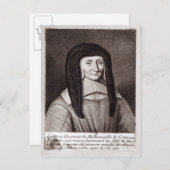 Carte Postale Portrait de Louise de Marillac (Devant / Derrière)