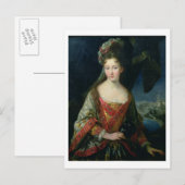 Carte Postale Portrait de Louise-Hippolyte (1687-1731) (Devant / Derrière)