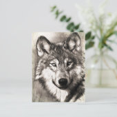 Carte Postale Portrait de loup (Debout devant)