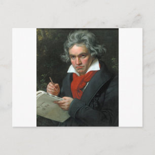 Carte Postale Portrait de Ludwig van Beethoven