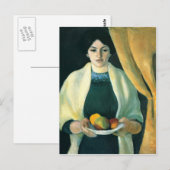 Carte Postale Portrait de Macke (Devant / Derrière)