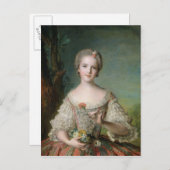 Carte Postale Portrait de Madame Louise de France (Devant / Derrière)