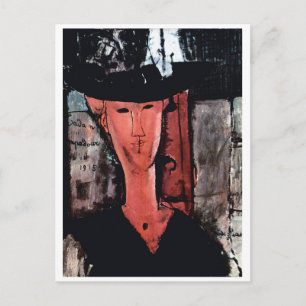 Carte Postale Portrait de Madame Pompadour, Modigliani
