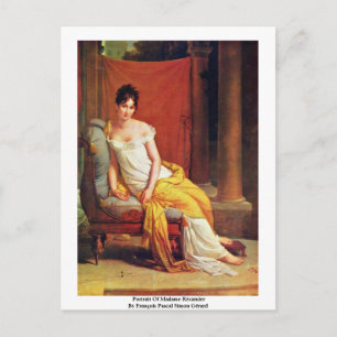 Carte Postale Portrait De Madame Récamier