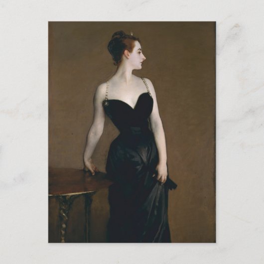 Carte Postale Portrait de Madame X par John Singer Sargent, 1884 (Devant)