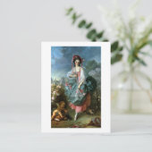 Carte Postale Portrait de Mademoiselle Guimard comme Terpsichore (Debout devant)