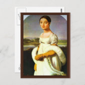 Carte Postale Portrait De Mademoiselle Rivière Par Ingres Jean A (Devant / Derrière)