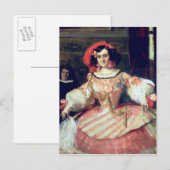 Carte Postale Portrait de Maria Guerrero (Devant / Derrière)