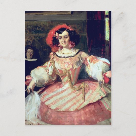 Carte Postale Portrait de Maria Guerrero (Devant)