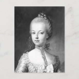 Carte Postale Portrait de Marie-Antoinette de Habsbourg