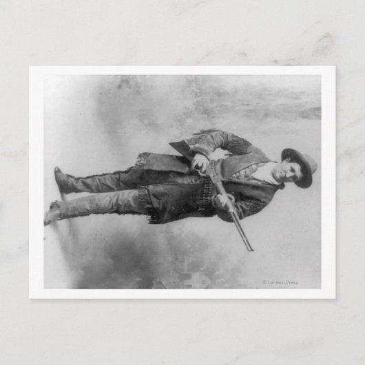 Carte Postale Portrait de Martha Canary "Calamity Jane" (Devant)