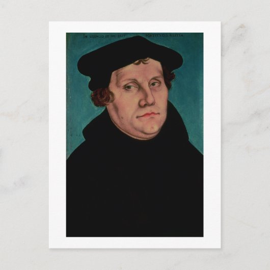 Carte Postale Portrait de Martin Luther, 1529 (Devant)