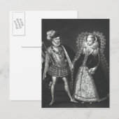 Carte Postale Portrait de Mary Queen of Scots (Devant / Derrière)