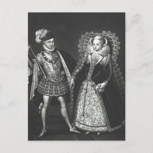 Carte Postale Portrait de Mary Queen of Scots (Devant)