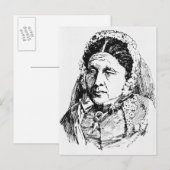 Carte Postale Portrait de Mary Seacole (Devant / Derrière)