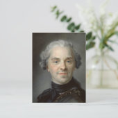 Carte Postale Portrait de Maurice, Comte de Saxe 1747 (Debout devant)