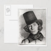 Carte Postale Portrait de Maurice Sand (Devant / Derrière)