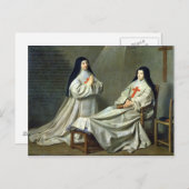 Carte Postale Portrait de Mère Catherine-Agnes (Devant / Derrière)