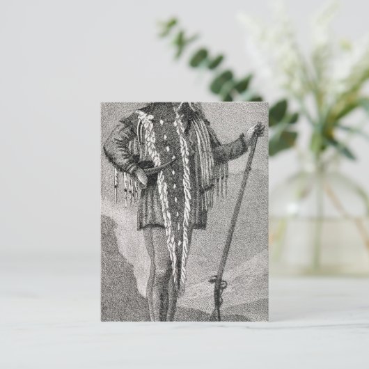 Carte Postale Portrait de Meriwether Lewis gravé (Debout devant)